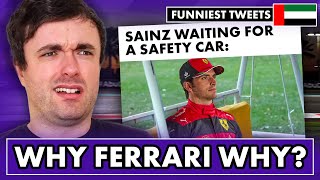 The Funniest Tweets from the 2023 Abu Dhabi Grand Prix [upl. by Yrrak]