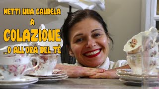 Tutorial Come fare una candela in cera di soia colorata e profumata in una tazza da tè [upl. by Ytirev755]