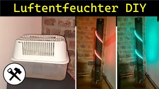 Luftentfeuchter DIY  selbst bauen  ohne Strom mit Beleuchtung und Ablauf [upl. by Lamont]