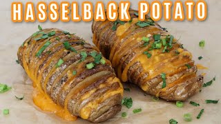 Cheesy Hasselback Potatoes Recipe  Simple and Delish by Canan [upl. by Ettenay302]