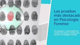 Test más destacados en Psicología Forense [upl. by Shermie]