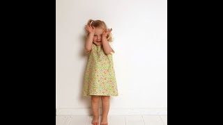 How to sew a girls Pinafore Dress to support your sewing success [upl. by Giffard]