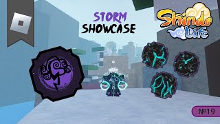 Storm Bloodline FULL SHOWCASE  Shindo Life Storm Showcase  Review [upl. by Ayak]