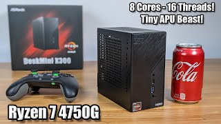 Ryzen 4750G ASRock Desk Mini Build  A Tiny APU Beast [upl. by Flori5]