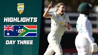 Australia v South Africa 202324  Only Test  Day 3 [upl. by Llennyl]