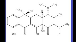 109 Quantos carbonos assimétricos a tetraciclina possui [upl. by Hugh]