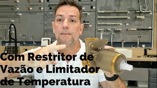 Como Regular a vazão do Misturador Monocomando para Chuveiro Deca e limitar temperatura [upl. by Oicnedif]