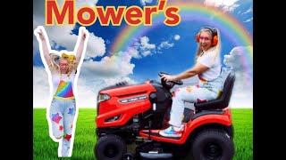 LAWN MOWERS FOR KIDS  COUNTING NUMBERS  learning colours kidsyoutube education colours numbers [upl. by Nyret43]