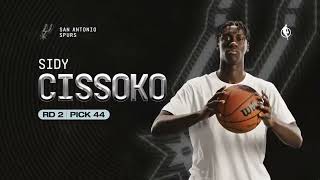 2023 NBA Draft  The San Antonio Spurs Select Sidy Cissoko [upl. by Enetsirk771]