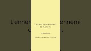 FR 196  Lennemi de mon ennemi est mon ami virelangues toungtwister [upl. by Kemble]