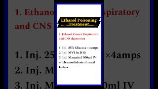 Ethanol Poisoning treatment poison treatment [upl. by Lahsram736]