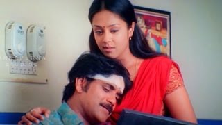 Jyothika Proposing Nagarjuna Love Scene  Nagarjuna Jyothika [upl. by Aratal]