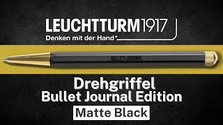 Leuchtturm1917 Drehgriffel Nr 1 Gel Pen Bullet Journal Edition  Black Matte [upl. by Gaither316]