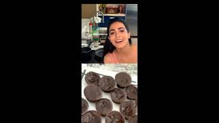 EMERAUDE TOUBIA MAKES HEALTHY SNACK  IG LIVE [upl. by Notsirt]