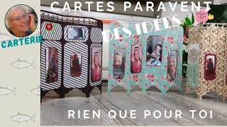 ❣️ Tuto Carte paravent carte voeux anniversaire photos souvenirs ✂️Tutoriel ADULTES LOISIRS 👍©A63 [upl. by Cicely462]