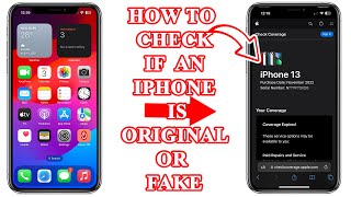 How to check real or fake on your iphone 13 [upl. by Bruce]