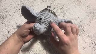 Elephant Coin Purse Crochet Tutorial [upl. by Issi]