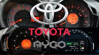 Toyota Aygo 0100 KMH 060 MPH ACCELERATION BATTLE [upl. by Anitnauq857]