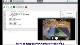 Python script work on RPi Camera Module v21 but fail on HQ [upl. by Nadabas]