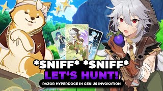 Razor Hyperdoge deck is the new meta of Genius Invokation TCG  Genshin Impact TCG guide [upl. by Marna]