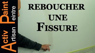 Enduire un mur et reboucher une fissure [upl. by Rednav]