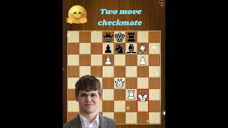 two move checkmate  😱💯 top chess  chess tricks chess gaming shorts [upl. by Lemrej344]