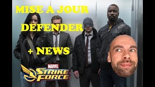 MAJ Defender  News  Marvel Strike Force FR [upl. by Ecnaiva]