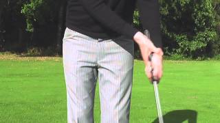 JPS Golf  Flat Left Wrist Drill [upl. by Atekin]