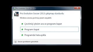 Pes 2013 Çalışmayı Durdu Hatası Kesin Çözüm \u00100 [upl. by Leahcimauhsoj]