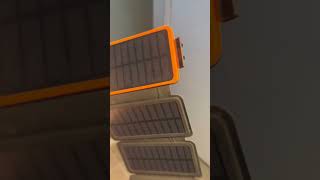 4 solar screens Solar Power Bank Charging Phone [upl. by Audrit]