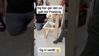 Ikke en gang en stol kan de franskmænd bygge 🤣 vi vandt HrPedersen [upl. by Icrad]