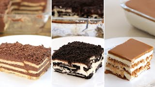 Biscuit Cake  3 Easy Ways  Layered Biscuit Cake Recipes [upl. by Bilbe]