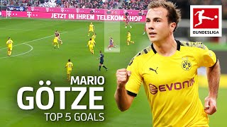 Mario Götze  Top 5 Goals [upl. by Imugem]