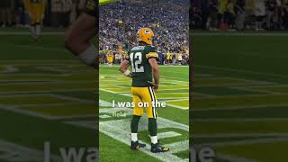 Aaron Rodgers pregame routine shorts [upl. by Bluma486]