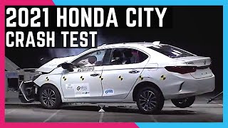 2021 Honda City RS Crash Test [upl. by Anirahtak873]