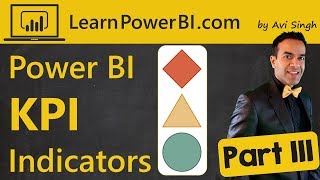 Power BI KPI Indicator Excel Icon Sets Part 3 of 3 [upl. by Garik773]