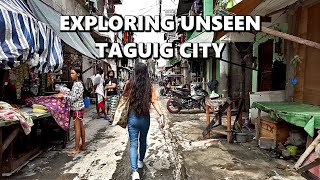 NEVER SEEN WALK AT A HIDDEN RESETTLEMENT AREA IN BAMBANG TAGUIG 4K [upl. by Devad]