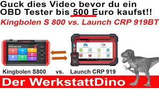 Guck dies Video bevor du einen OBD Tester für bis zu 500 E kaufst Kingbolen S800 Launch CRP 919 [upl. by Yeargain789]