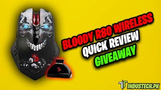 Bloody R80 Wireless GIVEAWAY  LINK IN DESCRIPTION  Short Review  INDUSTECHPK [upl. by Dnomhcir]