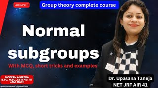 Normal subgroups Examples Short tricks MCQS [upl. by Criswell]