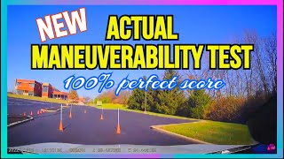 ACTUAL MANEUVERABILITY TEST AT BUTLER TECH USING SUV CAR PERFECT SCORE [upl. by Ario]