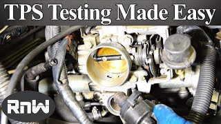 How to Test a Throttle Position Sensor TPS  With or Without a Wiring Diagram [upl. by Cherry]