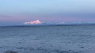 Spectacular Volcano Sunrise Alaska [upl. by Aleekat65]