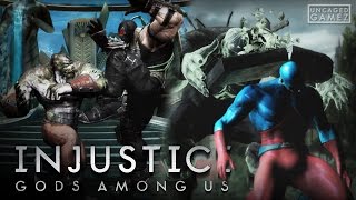 Injustice Gods Among Us  Grabs amp Interactables Only Killer CrocAtomRiddler Mod [upl. by Yeznil50]