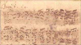 Bach Manuscript  The WellTempered Clavier Prelude and Fugue No1 in C major BWV 846 [upl. by Ahsienom193]