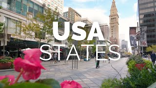 14 Best States to Visit in the USA  Travel Video [upl. by Wennerholn]