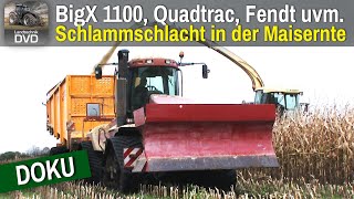 DOKU Schlammschlacht in der Maisernte  Bullentreffen 5  Bigx 1100 Fendt uvm [upl. by Thecla]