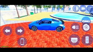 Modified Audi Blue Car 💙😃 gameplay audi gamingvideos trending indianbikedriving3d gta gta5 [upl. by Akerue]