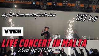 VTEN NIGHT IN MALTA🇲🇹VTEN CONCERTVTEN PERFORMANCEvlogwithlucky1993 [upl. by Aretta]