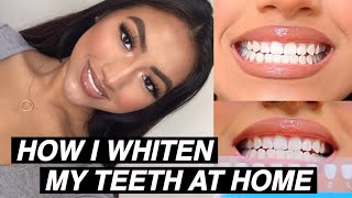 HOW I WHITEN my teeth AT HOME  iSmile California whitening kit [upl. by Akirea]